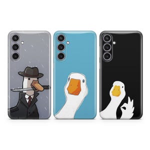Custodia per telefono Goose Meme Cover divertente adatta per Samsung S26 S25 S24 S23 S22 Plus Ultra FE S10 Galaxy Note 20 A16 A17 A57 A56 A16 A25 A05