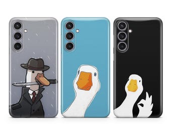 Goose Phone Case Meme Funny cover fit for Samsung S26 S25 S24 S23 S22 Plus Ultra FE S10 Galaxy Note 20 A16 A17 A57 A56 A16 A25 A05