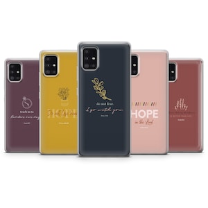 Bible Verse Phone Case, Jesus cover fit for Samsung S25 S24 S23 S22 S21 Plus Ultra FE S10 Galaxy Note 20 A15 A16 A55 A56 A14 A25 A24 A05 A32