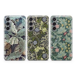 Custodia per telefono William Morris Art Nouveau adatta per Samsung S25 S24 S23 S22 S21 Plus Ultra FE S10 Galaxy Note 20 A15 A16 A55 A56 A14 A25 A24