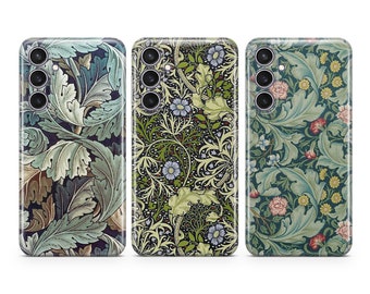 William Morris Phone Case Art Nouveau cover fit for Samsung S25 S24 S23 S22 S21 Plus Ultra FE S10 Galaxy Note 20 A15 A16 A55 A56 A14 A25 A24
