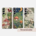 Cottagecore Phone case Nature Scrapbook cover fit for Samsung S25 S24 S23 S22 S21 Plus Ultra FE S10 Galaxy Note 20 A16 A17 A55 A56 A14 A25 product logo