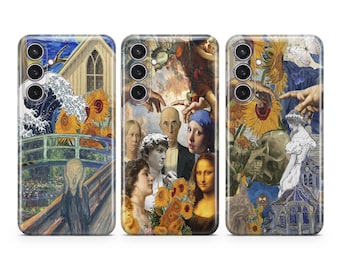 Collage Van Gogh phone case Classic Art Cover fit for Samsung S26 S25 S24 S23 S22 Plus Ultra FE S10 Galaxy Note 20 A16 A17 A57 A56 A16 A25