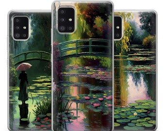Monet Phone Case, Iconic Art Cover fit for Samsung S26 S25 S24 S23 S22 Plus Ultra FE S10 Galaxy Note 20 A16 A17 A57 A56 A16 A25 A24 A05 A32