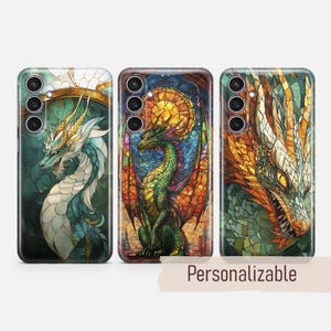 "Drache Handyhülle japanischer Kunstdruck passend für Samsung S25 S24 S23 S22 S21 Plus Ultra FE S10 Galaxy Note 20 A15 A16 A55 A56 A14 A25 A05
