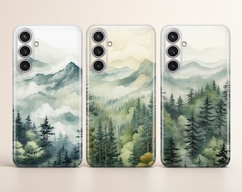 Mountains Phone case Forest Art cover fit for Samsung S26 S25 S24 S23 S22 Plus Ultra FE S10 Galaxy Note 20 A16 A17 A57 A56 A16 A25 A24 A05