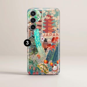 Japanese Phone Case Lucky Cat Tokyo cover fit for Samsung S26 S25 S24 S23 S22 Plus Ultra FE S10 Galaxy Note 20 A16 A17 A57 A56 A16 A25 3
