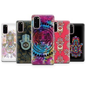 Hamsa phone case fit for Samsung S25 S24 S23 S22 S21 Plus Ultra FE S10 Galaxy Note 20 A15 A16 A55 A56 A14 A25 A24 A05 A32 A33