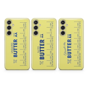 Butter Handyhülle Backen Niedliche Lustige Abdeckung passend für Samsung S25 S24 S23 S22 S21 Plus Ultra Ultra FE S10 Galaxy Note 20 A15 A16 A55 A56 A14 A25 A05