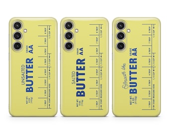Butter Handyhülle Backen Niedliche Lustige Abdeckung passend für Samsung S26 S25 S24 S23 S22 Plus Ultra Ultra FE S10 Galaxy Note 20 A16 A17 A57 A56 A16 A25 A05