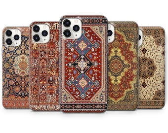 Persian Phone case Carpet cover fit for iPhone 15 Pro Max, 14, 13, 12, 11, XR, XS, 8+, Samsung S24, S23, S22 Fe, A14, A15, A53, A32