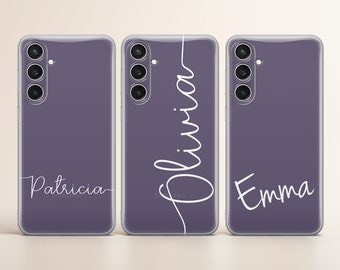 Custom Clear phone case Personalized cover fit for Samsung S25 S24 S23 S22 S21 Plus Ultra FE S10 Galaxy Note 20 A15 A16 A55 A56 A14 A25 A24