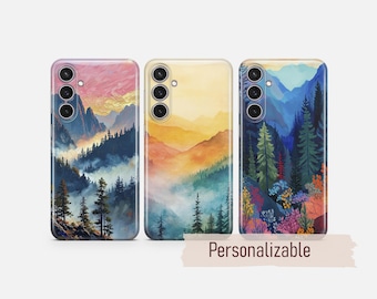 Mountains Phone Case Fine Art Abstract cover fit for Samsung S26 S25 S24 S23 S22 Plus Ultra FE S10 Galaxy Note 20 A16 A17 A57 A56 A16 A25