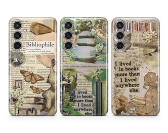 Bookish Phone Case Bibliophile Cover fit for Samsung S26 S25 S24 S23 S22 Plus Ultra FE S10 Galaxy Note 20 A16 A17 A57 A56 A16 A25 A24 A05