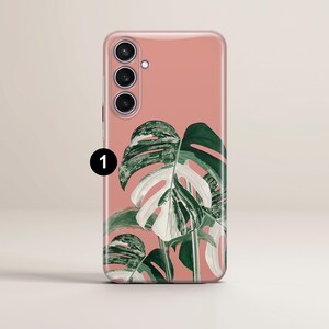 Plant Phone case Monstera Tropical Cover fit for Samsung S26 S25 S24 S23 S22 Plus Ultra FE S10 Galaxy Note 20 A16 A17 A57 A56 A16 A25 A24 1