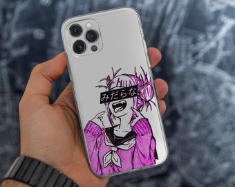 Clear Anime Phone Case, Aesthetic Cover Fit for iPhone 16 15 Clear Anime Phone Case, Aesthetic Cover Fit for iPhone 16 15