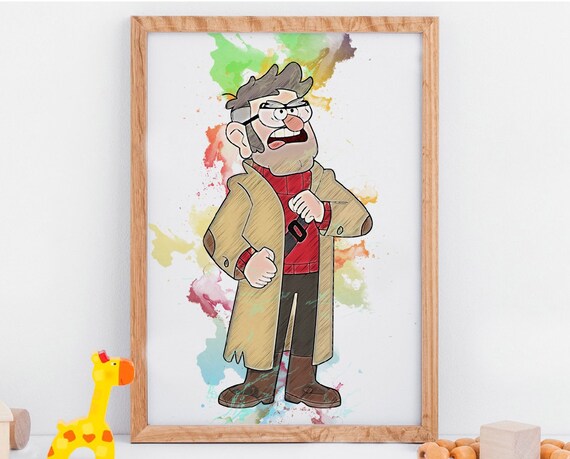 Grunkle Stan Instant Download Digital Printable Art Print | Etsy
