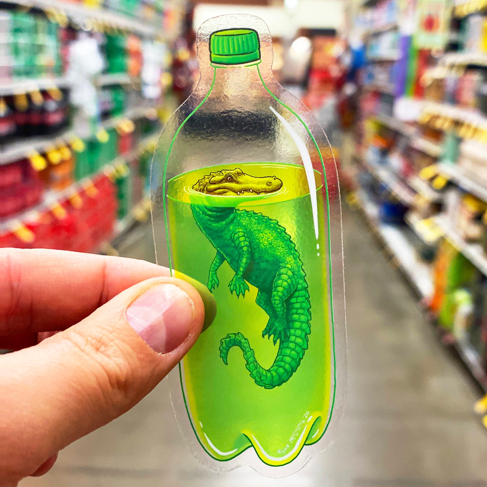 GATOR LOVERS Sticker Pack: 8 Vinyl, Holographic, Glitter & Transparent ...