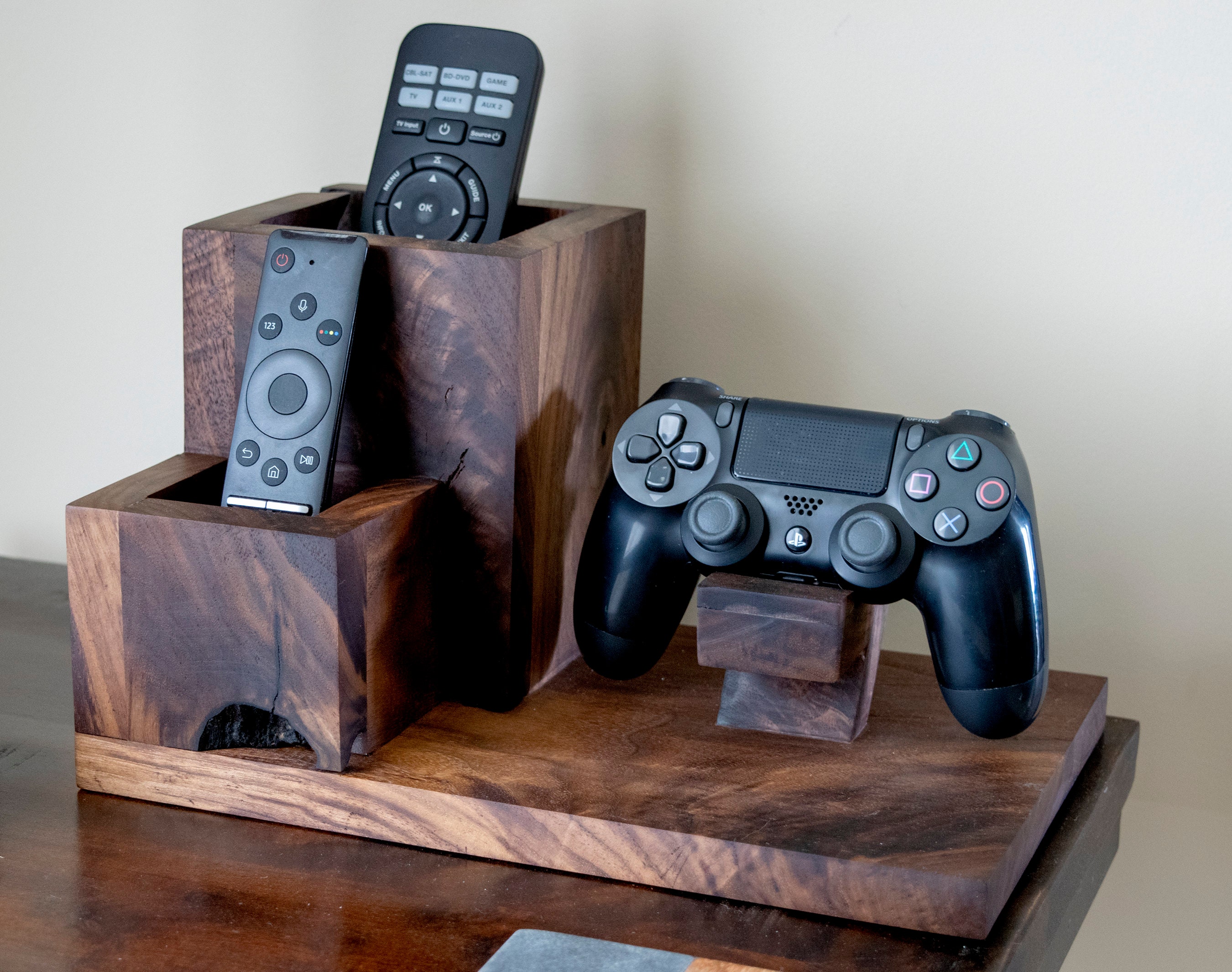 Caddy & Controller Stand / Xbox / Playstation / PS4 / PS5 / Etsy