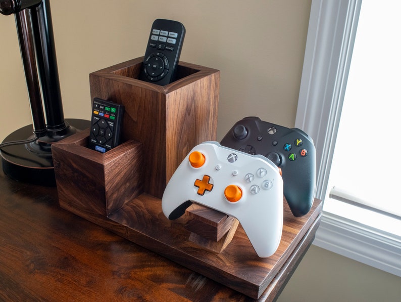 Remote Caddy & Controller Stand/ Xbox / Playstation / PS4 / Etsy
