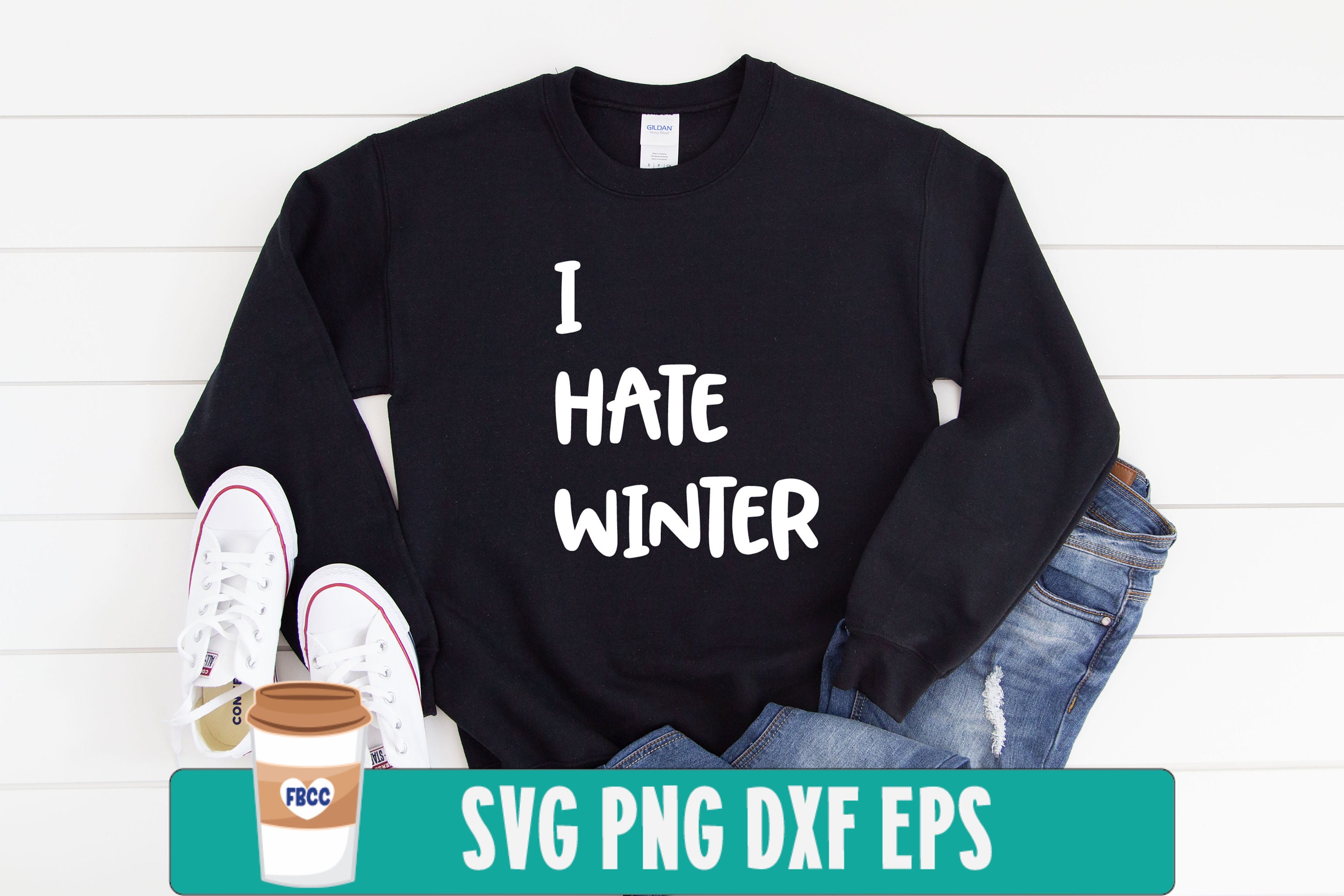 I hate hotsell winter sweatshirt