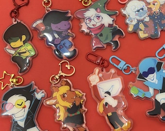 Deltarune | Breloques en époxy acrylique |
