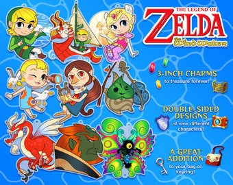 LOZ l Breloques acryliques Wind Waker l
