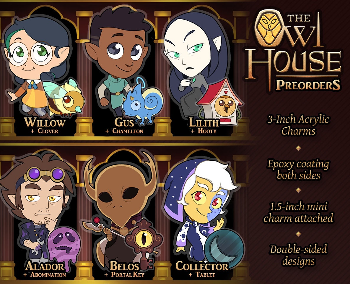 The Owl House Season 3 Acrylic Charms 