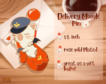Épingle Moogle en émail dur l ffxiv moogle