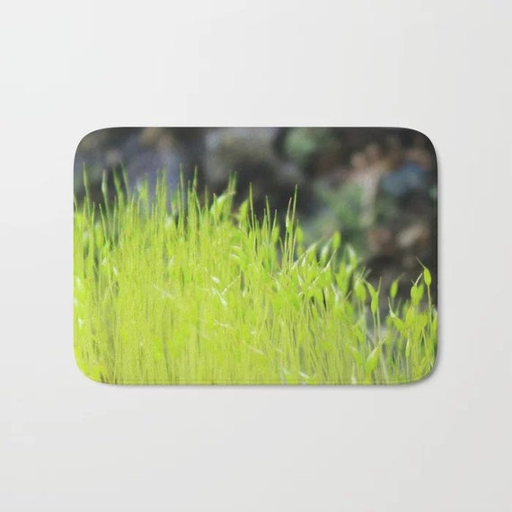 Moss Bath Mat Nature Bathroom Decor Moss Nature Bathroom Art Etsy