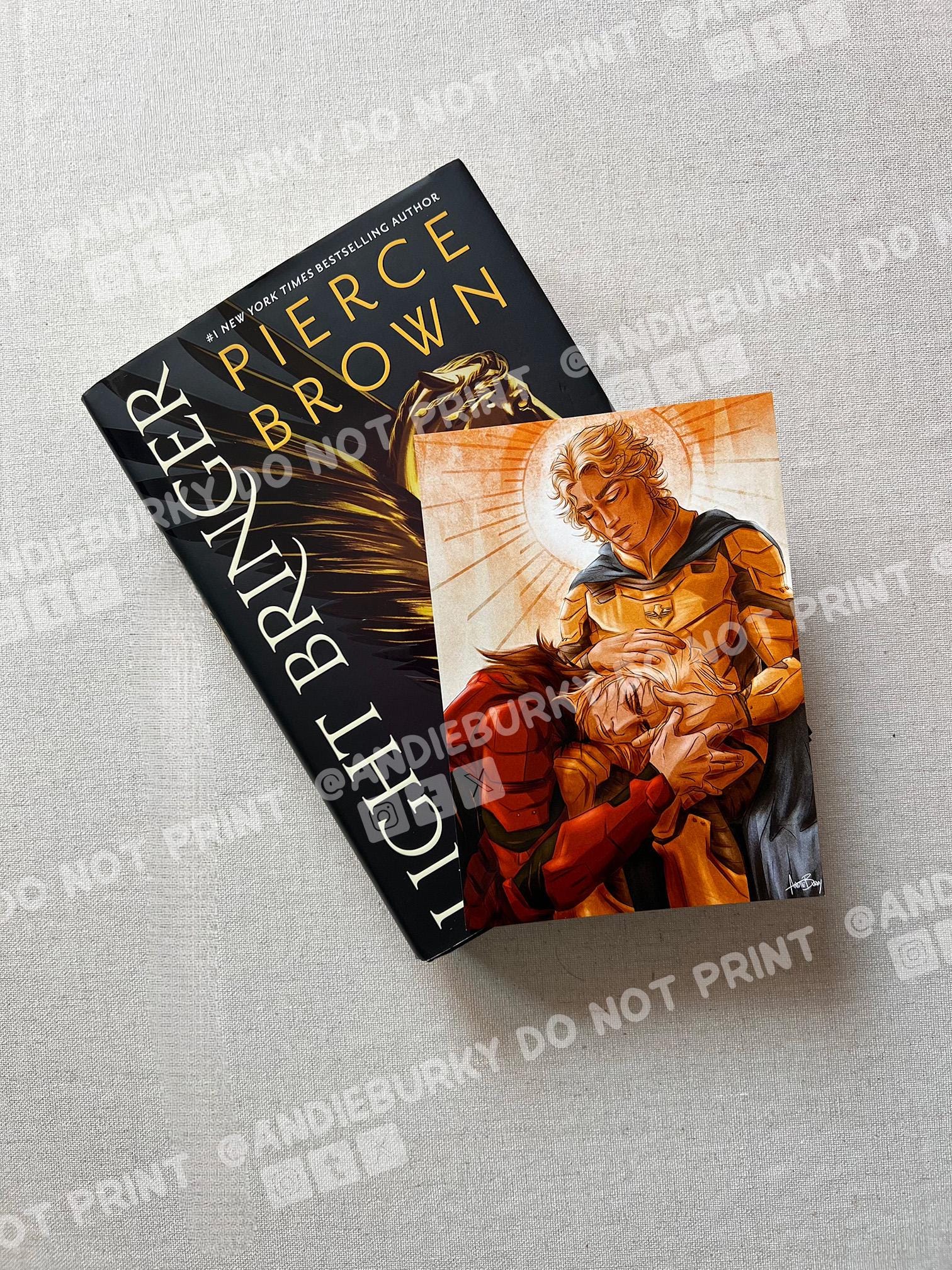 Lightbringer Red Rising Characters Darrow & Cassius Print | Red Rising Fan Art | Light Bringer by Pierce ...