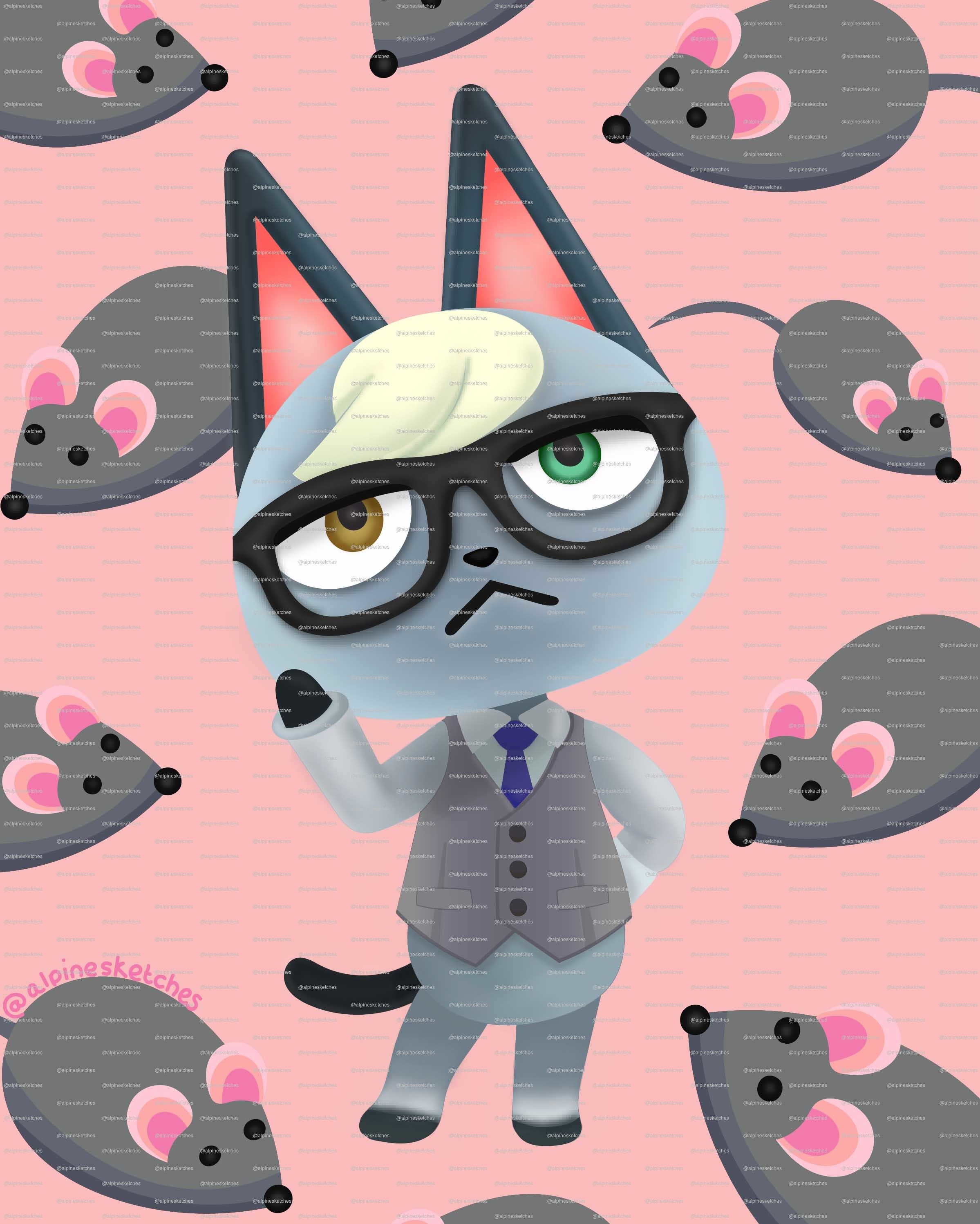 Download Raymond Animal Crossing Art Print DIGITAL DOWNLOAD | Etsy