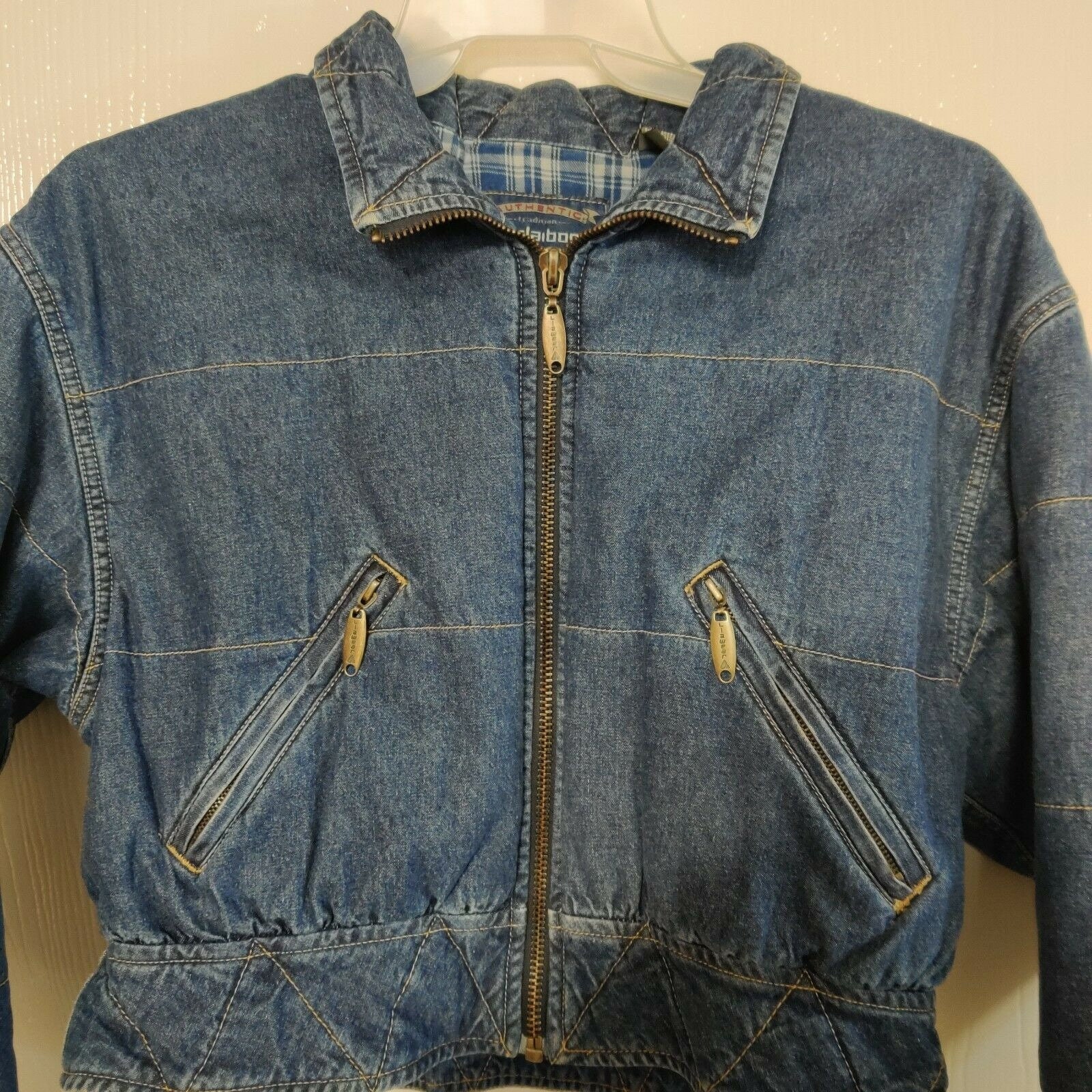 Veste Jean Femme Liz Claiborne Taille L - Dénim Bleu - Occasion Très Bon État