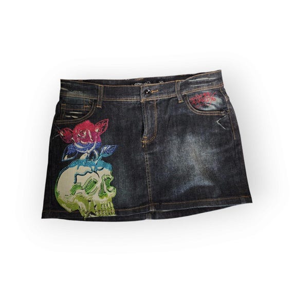 Skull mini skirt - Gem