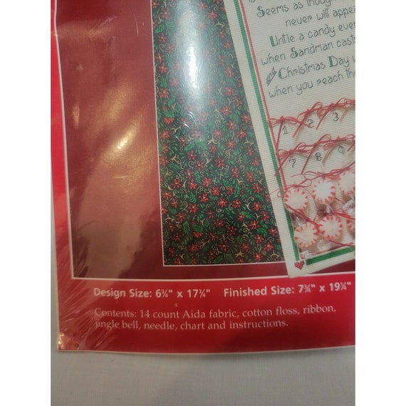 Holiday Time Christmas Traditions Advent Calendar Cross Stitch Kit Santa  359844 - Etsy