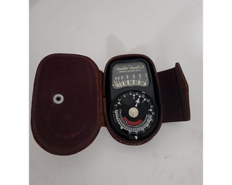 Vintage Weston Master II Exposure Light Meter Case NIETESTOWANY Fotografia 735