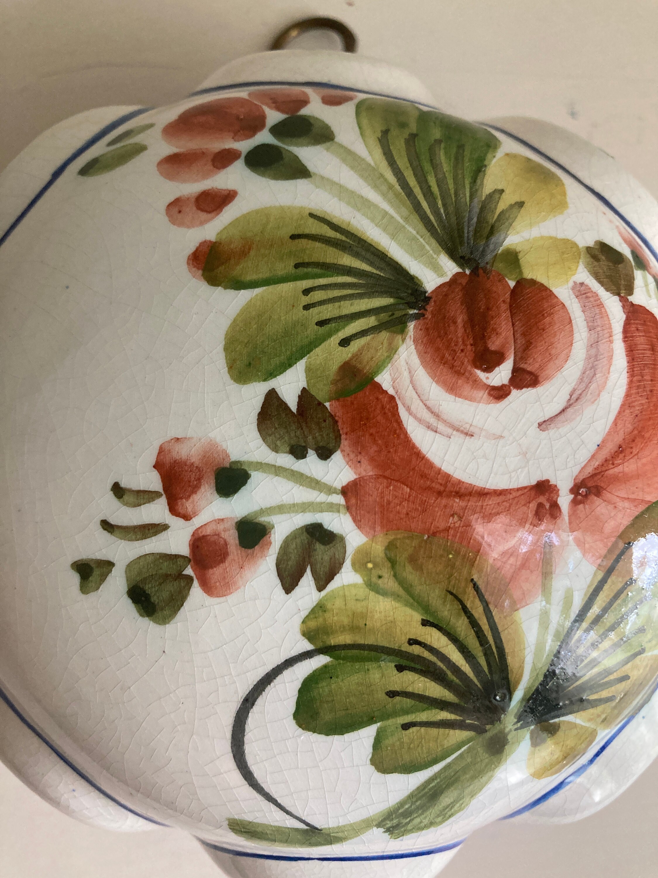 Vintage Bassano Ceramiche ABC Floral Hand Painted Ceramic Etsy