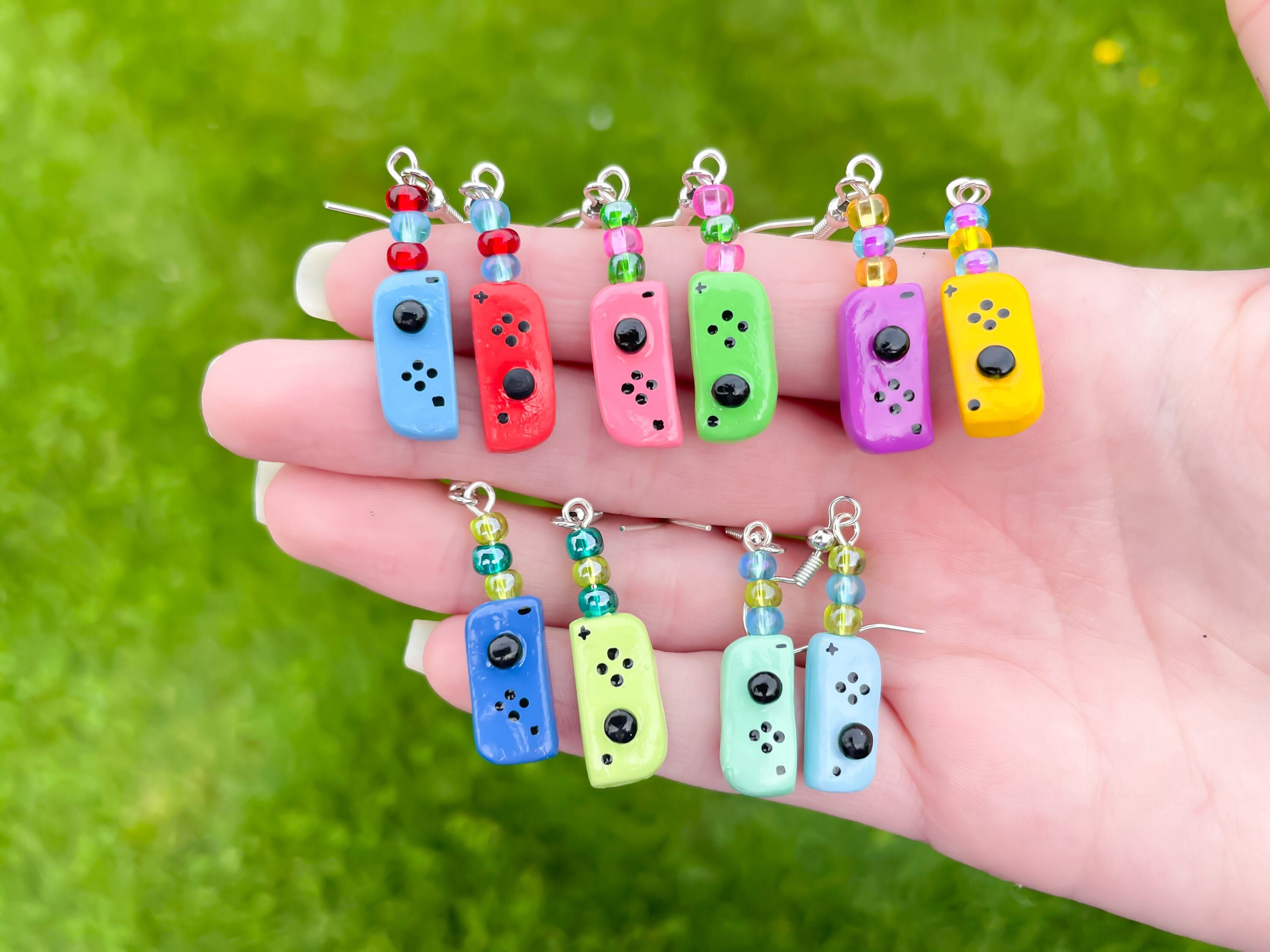 Nintendo Switch Joycon Inspired Earrings