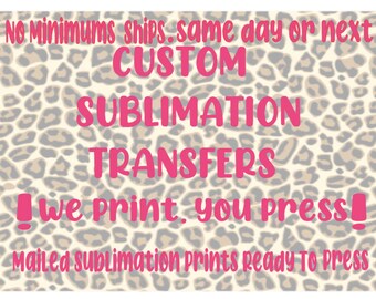 etsy sublimation prints
