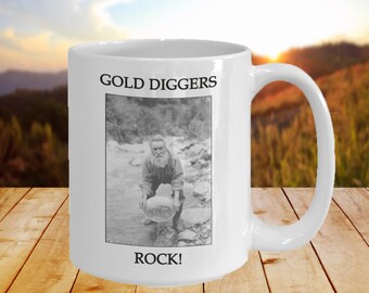 Gold Rush mug, Alaska State Gift, History Teacher Gift, Ceramic Coffee Mug, Birthday Present, Mugs for Dad