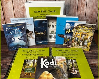 Creative Writing Course with Alaska Themes, Aunt Phil's Trunk Creative Writing for Middle School, Homeschool Curriculum, Textbooks Workbooks