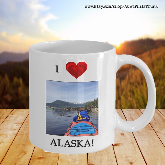 Kayak Alaska Coffee Mug, Alaska Gift