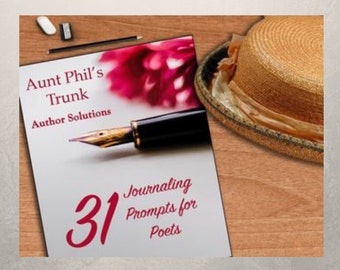 31 Journaling Prompts for Poets, Daily Poetry Journal, Workbook for Writers, Gift Idea for Authors