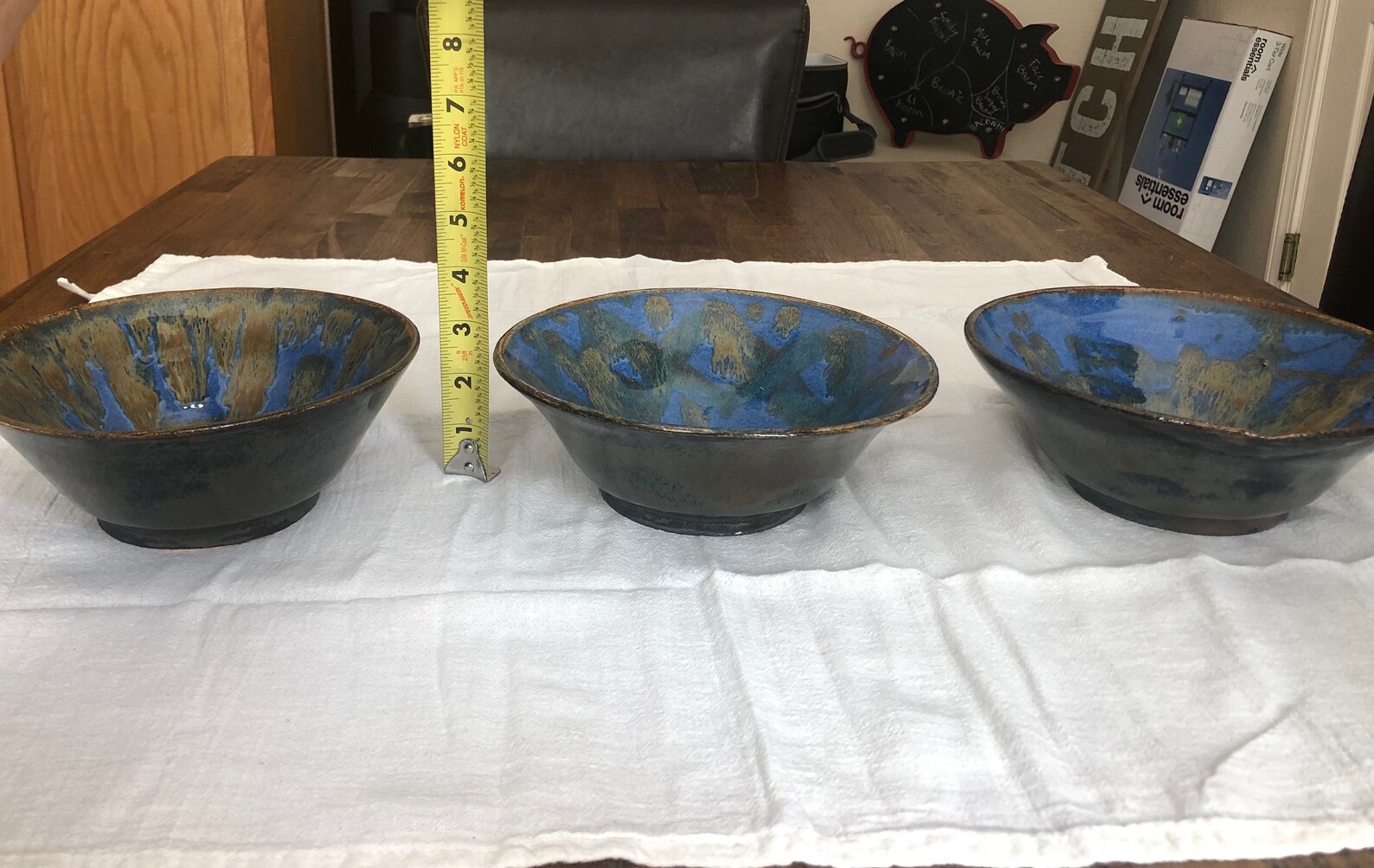 Handmade Ceramic Bowls 3set Etsy UK