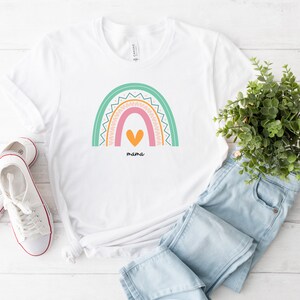 Mama rainbow tshirt