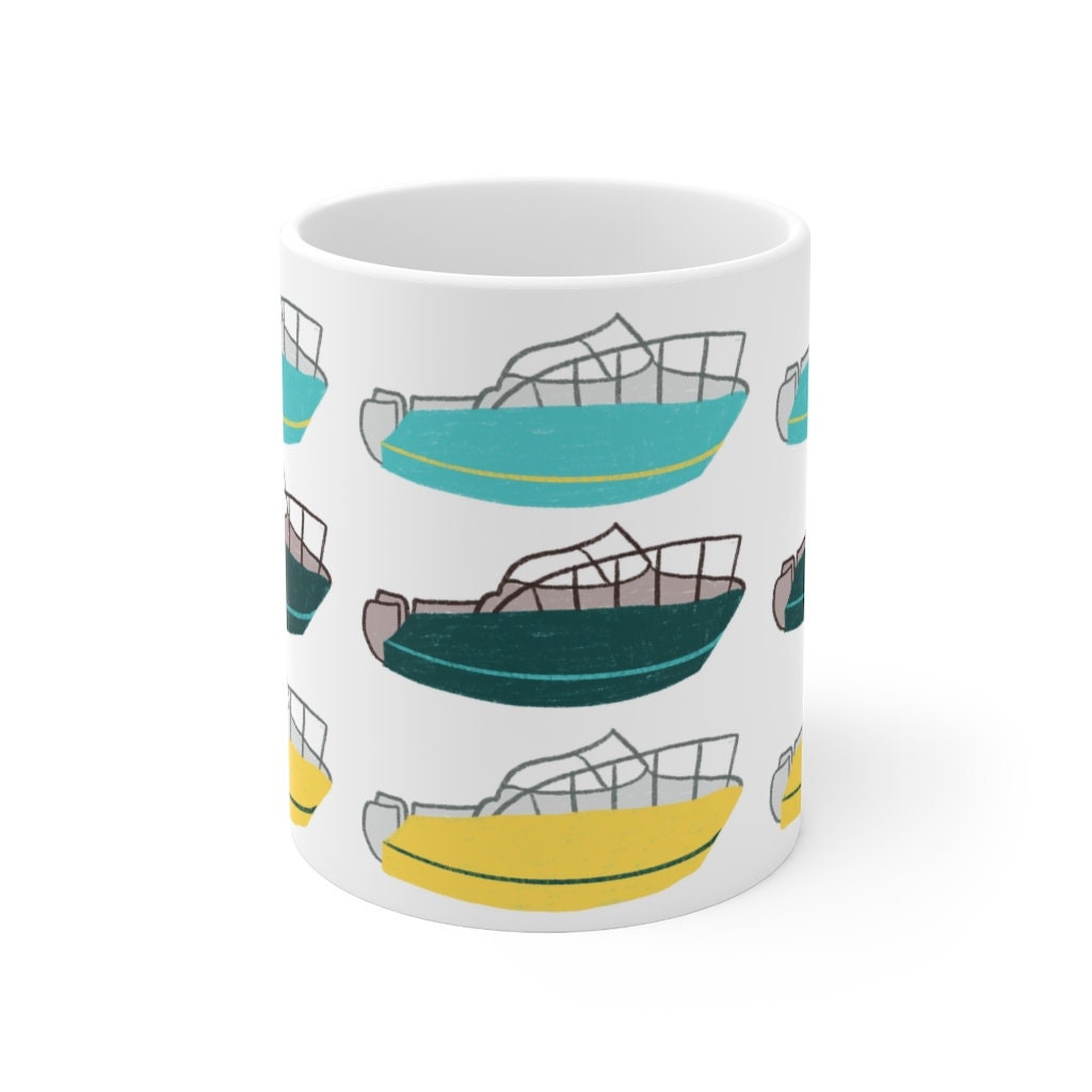 Boat Mug Sailing Mug Boat Coffee Cup Boat Cup Fishing Etsy
