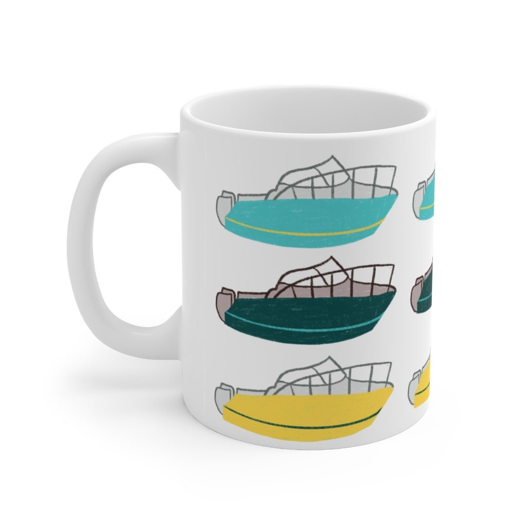 Boat Mug Sailing Mug Boat Coffee Cup Boat Cup Fishing Etsy