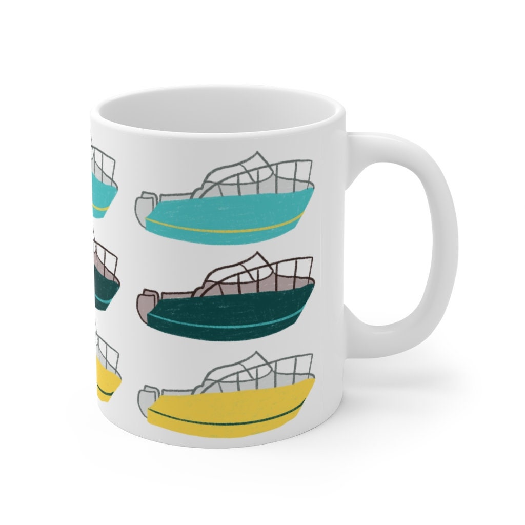 Boat Mug Sailing Mug Boat Coffee Cup Boat Cup Fishing Etsy