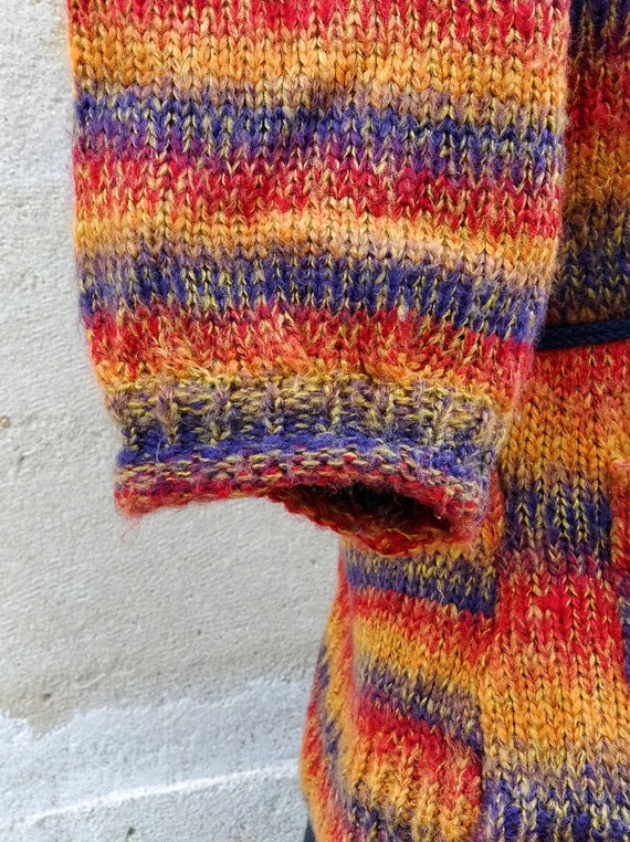 Short knit cardigan / colorful cardigan - image 3