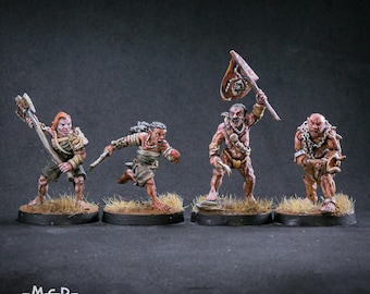 Misborn Militia 1 - 28mm Resin Miniatures